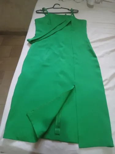 vestido verde mid