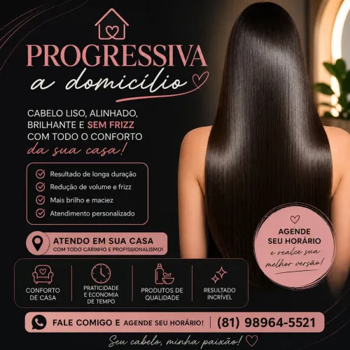 Cabeleireira a domicílio 