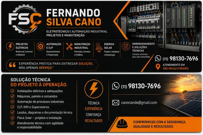 Eletricista técnico...