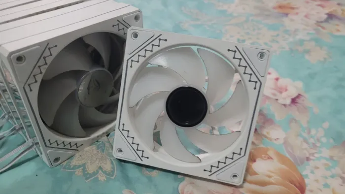 9 Ventoinhas Teucer Infinite Mirror ARGB Brancas