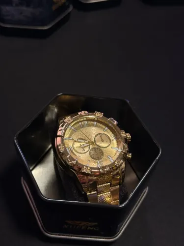 Relógios Masculino Pulseira Em Aço Luxo Analógico Elegante Social