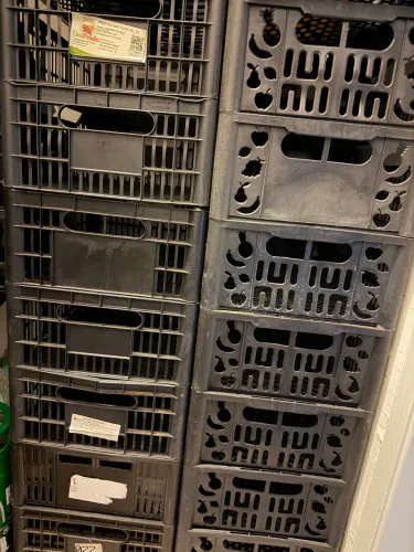 Caixa organizadora empilhável