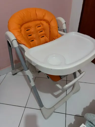 Cadeira de alimentação Prima Papa Zero 3 (Burigotto) - laranja
