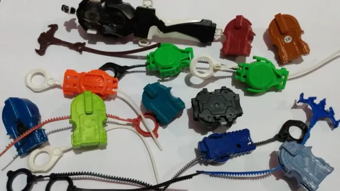 Lote de peças para Beyblade lançadores launcher original Tomy Takara