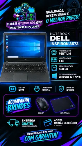 Notebook Dell Inspiron 3573 ? Semi Novo