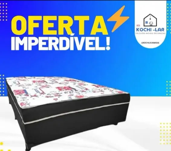 cama novas - oferta do dia 19/02 - azul - entregamuuuu