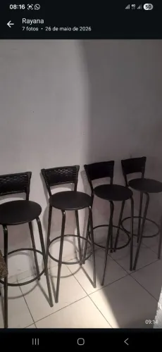 Conjunto de 4 Banquetas