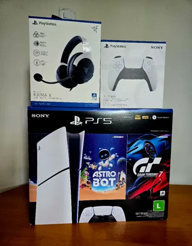 Console Sony PlayStation 5 + Jogos, Lacrado, NF, Garantia Sony