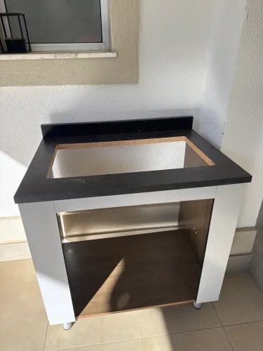 Bancada para Cooktop e forno de embutir