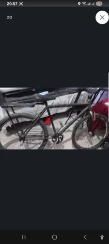 Bicicleta quadro de aluminio