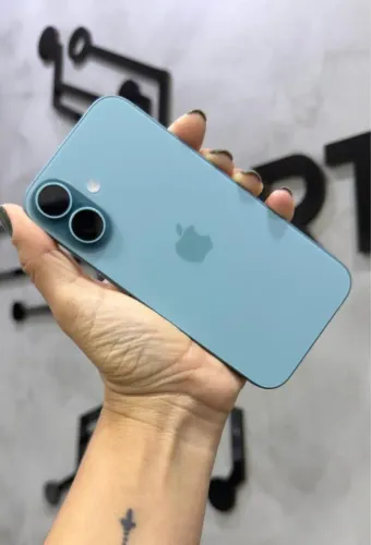  iPhone 16 Teal - 128GB Garantia Apple até 19/01/2027 (com NOTA)