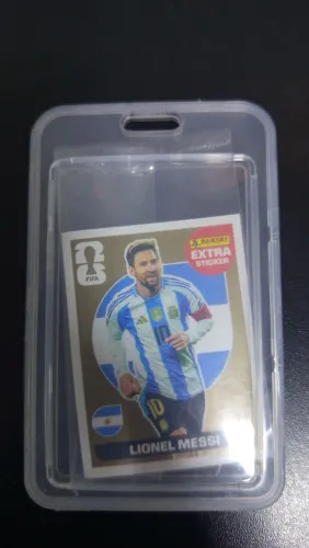 Figurinha Messi extra Gold