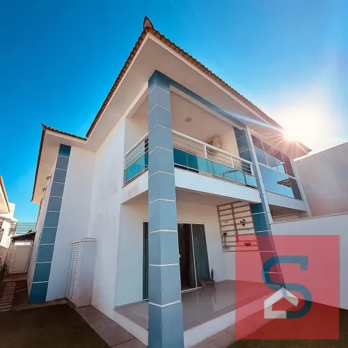Casa 4 quartos com piscina e área gourmet Novo Portinho - CF