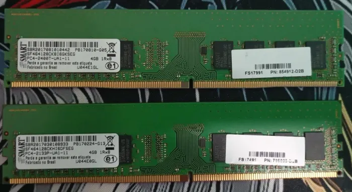 KIT MEMÓRIA RAM 4GB DDR4