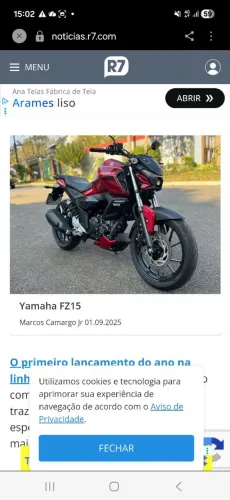 Moto semi nova.