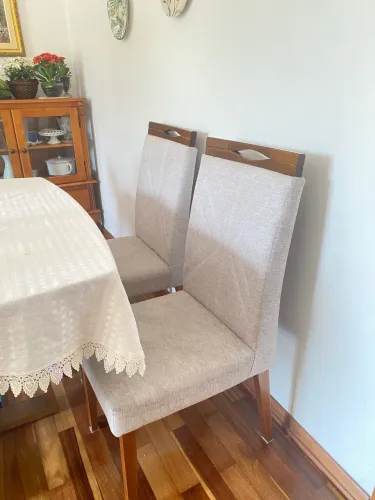 Kit 4 Cadeiras de Jantar Inovar Cinza