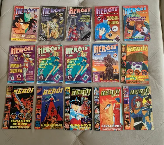 Revistas herói gold - heróis do futuro 