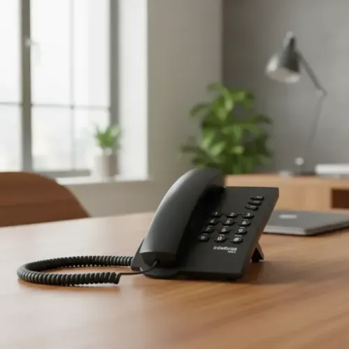 Kit com 8 Telefones Intelbrás com Fio