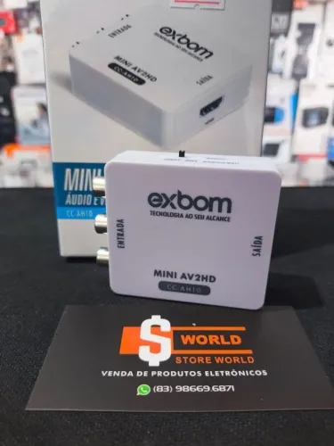 Adaptador de RCA para HDMI - Pronta entrega. Loja Store World