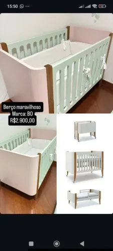 Berço infantil marca BO.