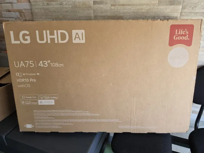 Smart tv LG 43 polegadas Aceito cartão com acréscimo. 