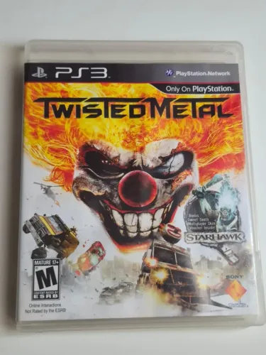 Jogo Twisted Metal PS3 Midia Física Original Impecável Usado
