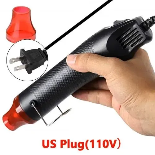 Pistola de ar quente 110v, ferramenta diy, ferramenta elétrica de calor, mini soprador