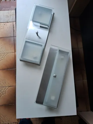 Plafon e Arandela munclair ambas para 2 lâmpadas halopin G9