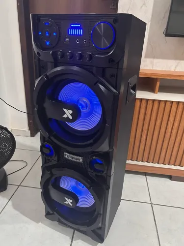 Caixa amplificada lenoxx 1000w 