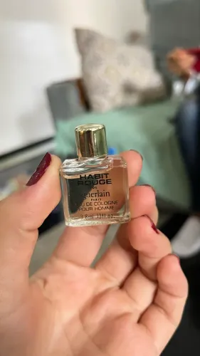 Perfume Vintage Habit Rouge by Guerlain 4 ml/0,13 oz Eau De Cologne Splash - Mini