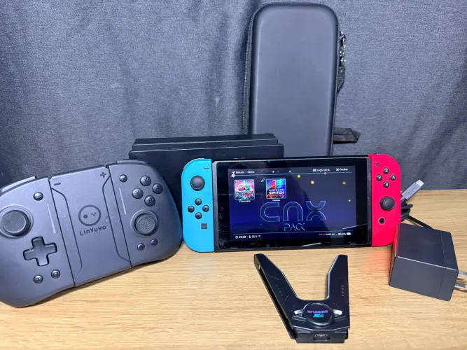 Nintendo Switch 1 Desbloqueado 128Gb + Brindes