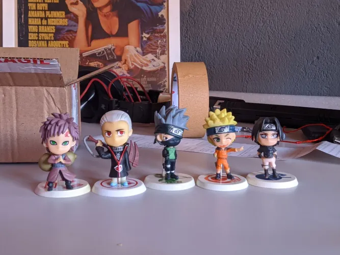Bonequinhos do anime Naruto
