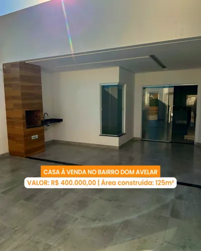 Casa à venda no Bairro Dom Avelar, 3 quartos, churrasqueira, Petrolina-PE