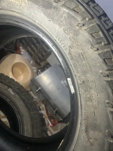 4 Pneus 265/60 R18 Usados - Estavam em uma S10