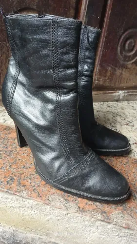 Bota de couro legitimo Andarella