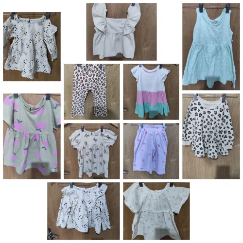 Lote roupa Hering infantil menina Tam 1 e 2 ( lote 60,00)