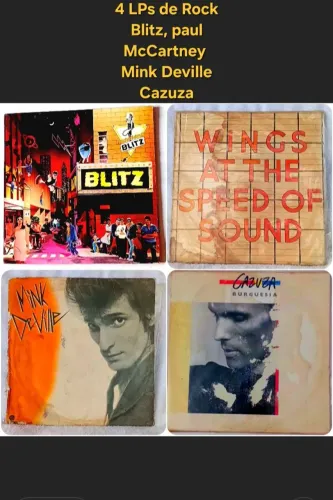 Blitz, Paul McCartney, Mink Deville e Cazuza (4LPs)