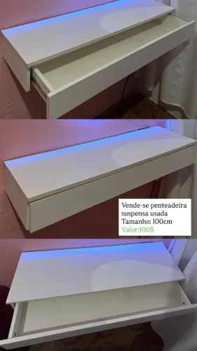 Penteadeira suspensa