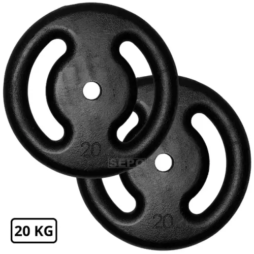 Kit Anilhas Pintadas 250kg Profissional 10/15/20/25kg Academia