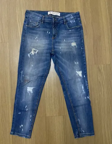 Calça Jeans Le Lis Blanc Denim Lab Destroyed Tam 42