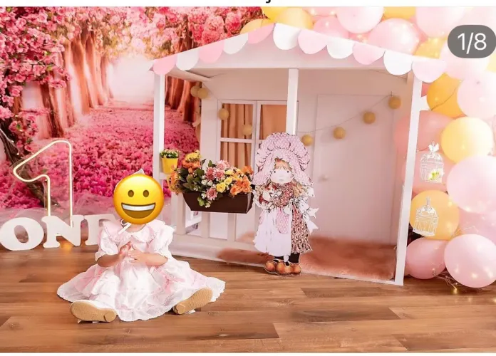 Casinha para ensaio fotográfico