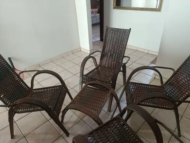 Vendo 4 cadeiras de fibras