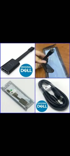 Adaptador USB-C para DisplayPort 1.2 + Cabo DisplayPort 1.2  - Original DELL  - 4K