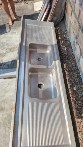 Pia de aço inox