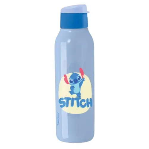 Garrafa Tupperware Eco Tupper Plus Stitch Ohana 750ml Azul