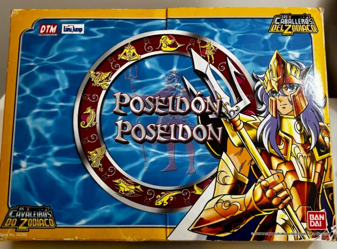 Cavaleiro do zodíaco poseidon bandai anos 2000