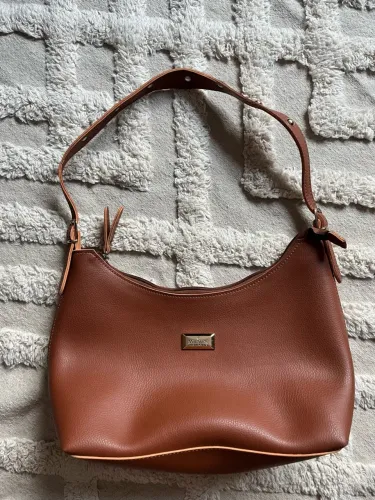 Bolsa Couro Fino Média