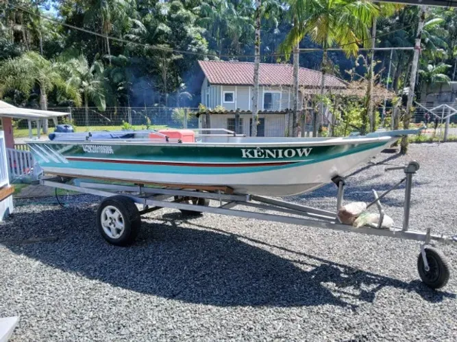 barco alumínio 2021 motor com 7 horas de uso