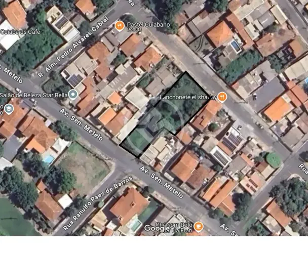 TERRENO COMERCIAL DE 1.183 M² COM EXCELENTE LOCALIZAÇÃO - GOIABEIRAS - CUIABÁ -MT PRÓXIMA