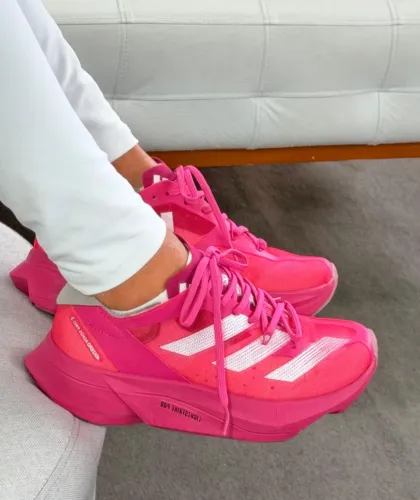Adidas Adizero Adios Pro 3 Rosa e prata 